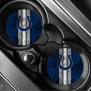 Colts Car Coasters Absorbent Set of (2)
